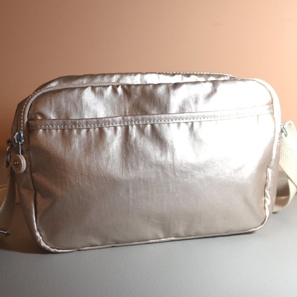 Kipling Benci Like New Metallic Gold Crossbody Bag - Picture 3 of 16